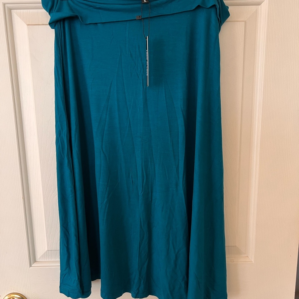 Maxi Teal Skirt XL